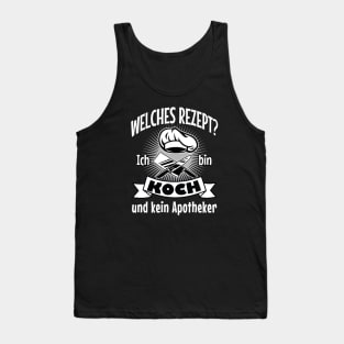 Koch Küchenchef lustiger Spruch Geschenk Tank Top